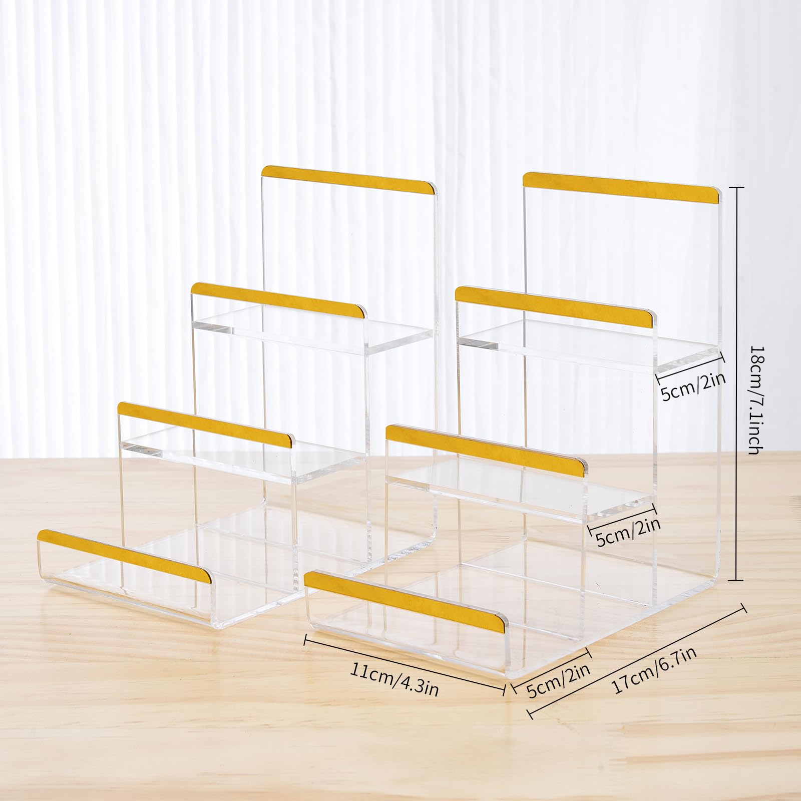 3-Tier Acrylic Purse Display Stand, 2-Pack – view 2