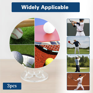 Acrylic Baseball Display Stand, Set of 3 – Yosham