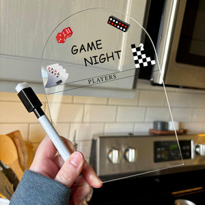 Personalized Acrylic Game Score Board – Yosham