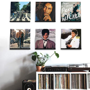 3-Pack Acrylic Vinyl Record Wall Shelves – Yosham
