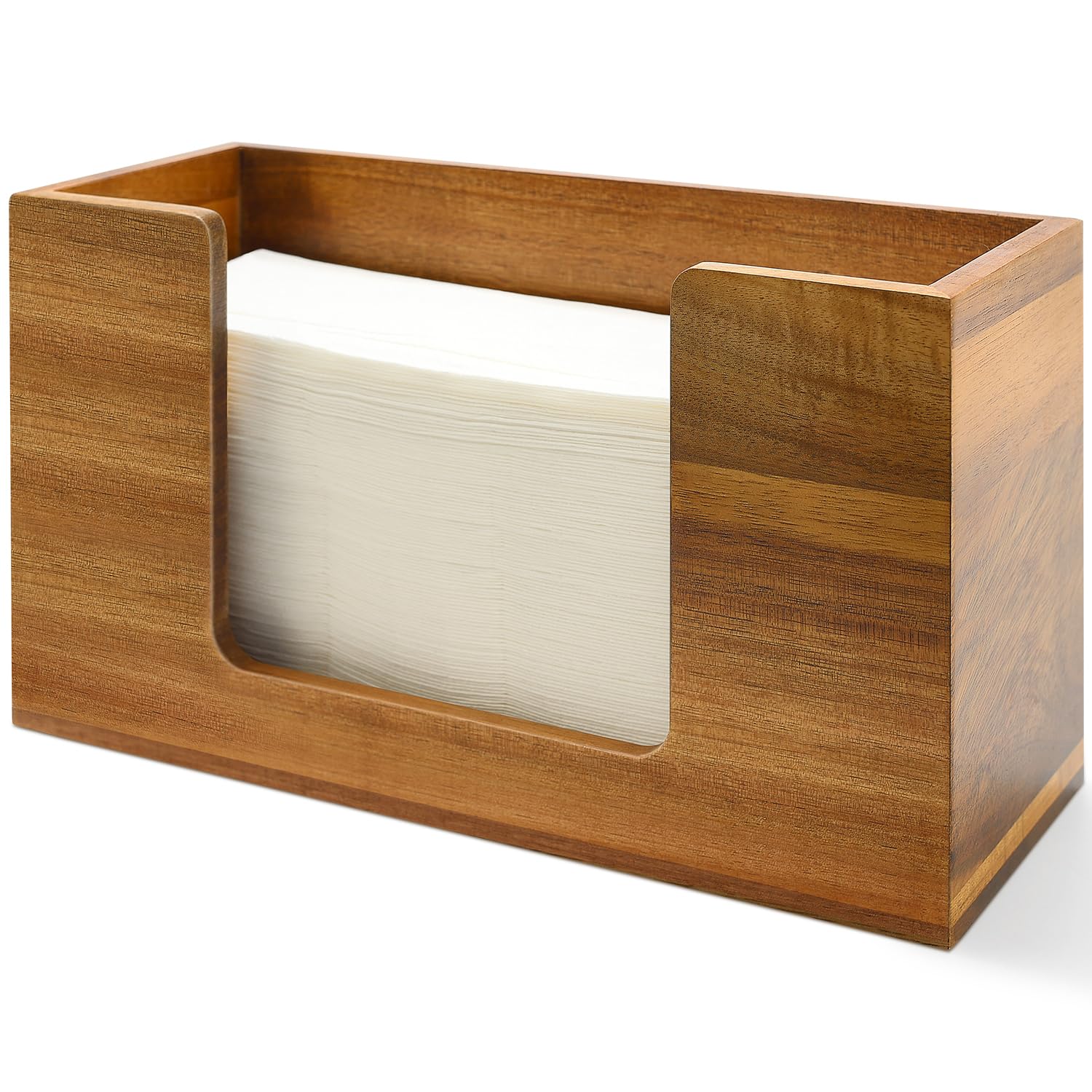 Acacia Wood Countertop Paper Towel Holder – Yosham