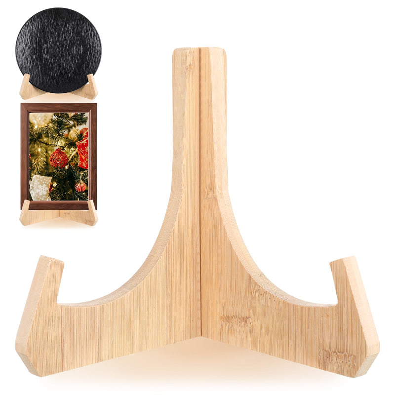 Bamboo Wood Decorative Plate Stand, 6 Inch – Yosham