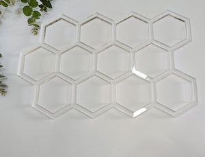 en_IN, Honeycomb Router Template,Acrylic Honeycomb Woodworking Template,Router Inlay Jig for Woodworkers and Makers (12''x 7.875"), A21TJRUUN4KGV