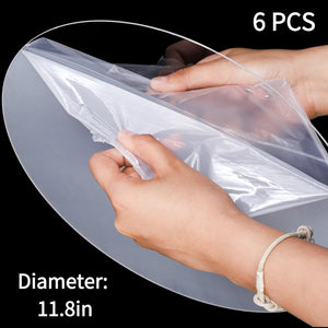 12-Inch Clear Acrylic Round Sheets, 6-Pack – Yosham