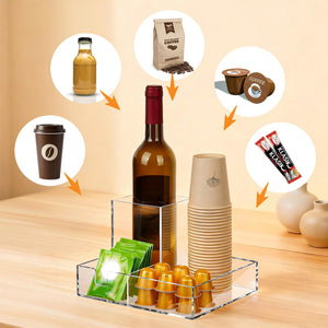 Acrylic Coffee Bar Station Organizer – Yosham