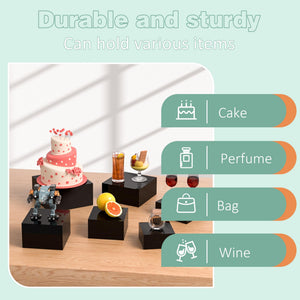 Acrylic Dessert Stand & Buffet Risers, 3-Pc Set – Yosham