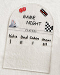 Personalized Acrylic Game Score Board — 5X7"