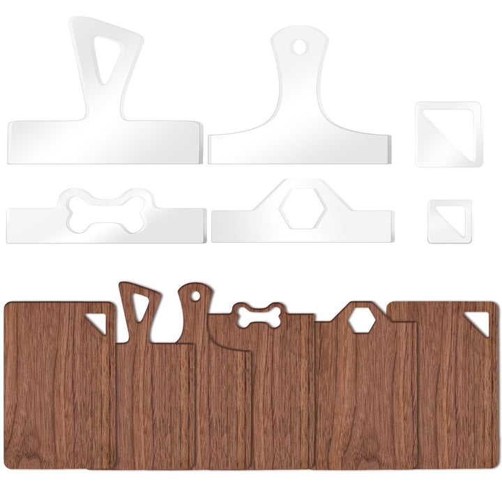 Acrylic Charcuterie Handle Templates, 6-Pc Style 4