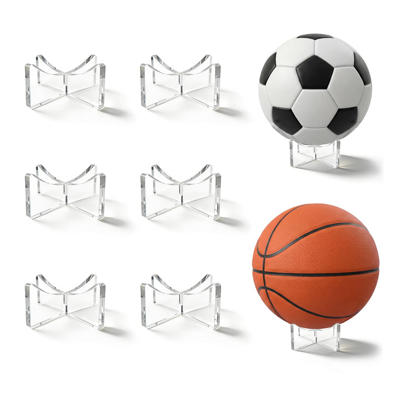 Acrylic Sports Ball Display Stands, Set of 6 – Yosham