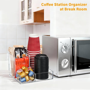Acrylic Coffee Bar Station Organizer – Yosham