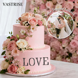 Acrylic Cake Topper Letters & Numbers, 74 Pcs – Yosham