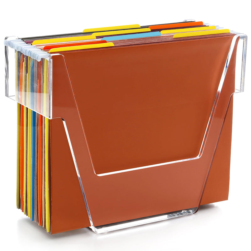 Acrylic Hanging File Organizer, Letter Size – Yosham
