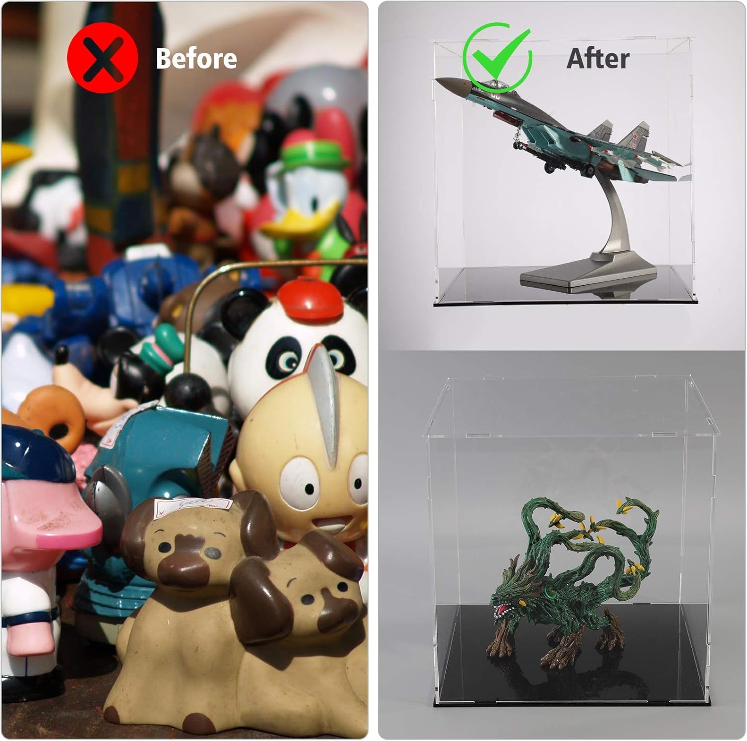 Clear Acrylic Display Case — 9*9*9 display box – view 5