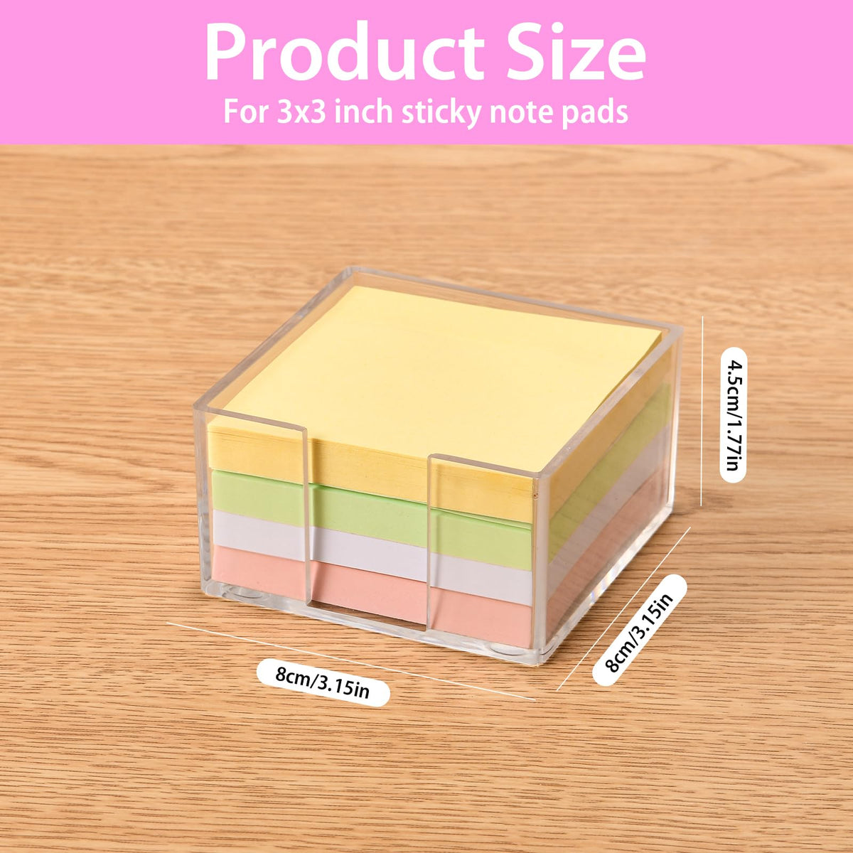 Sized for 3×3 in pads