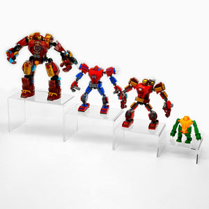 Acrylic Display Risers, 8 Pcs 4 Sizes – Yosham