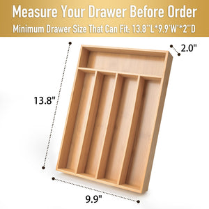 Expandable Cutlery Drawer Organizer, 2 Compartments – Yosham