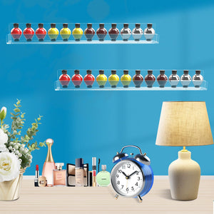 Acrylic Wall Nail Polish Shelves, 6-Piece Set – Yosham
