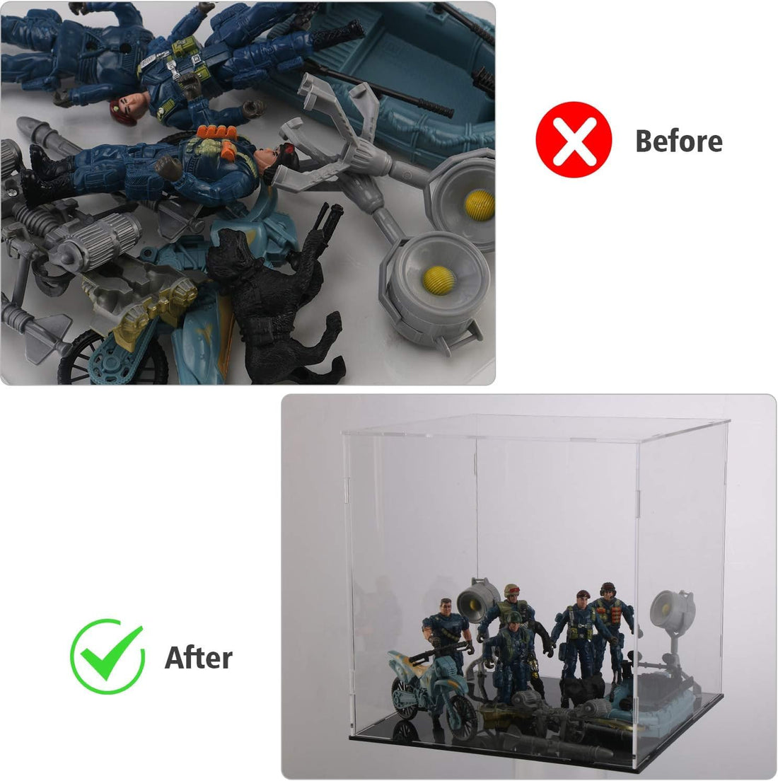 Clear Acrylic Display Case — display case 6*6*6 – view 6