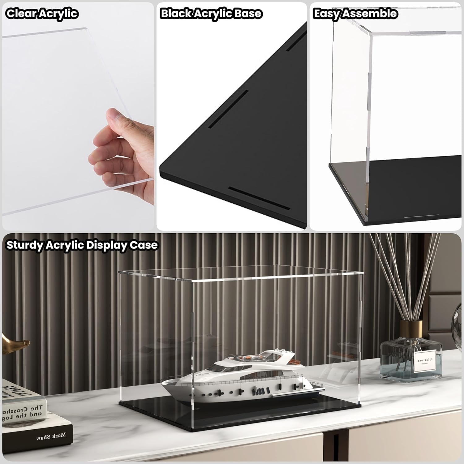 Clear Acrylic Display Case — display stand 10*5*5 – view 5
