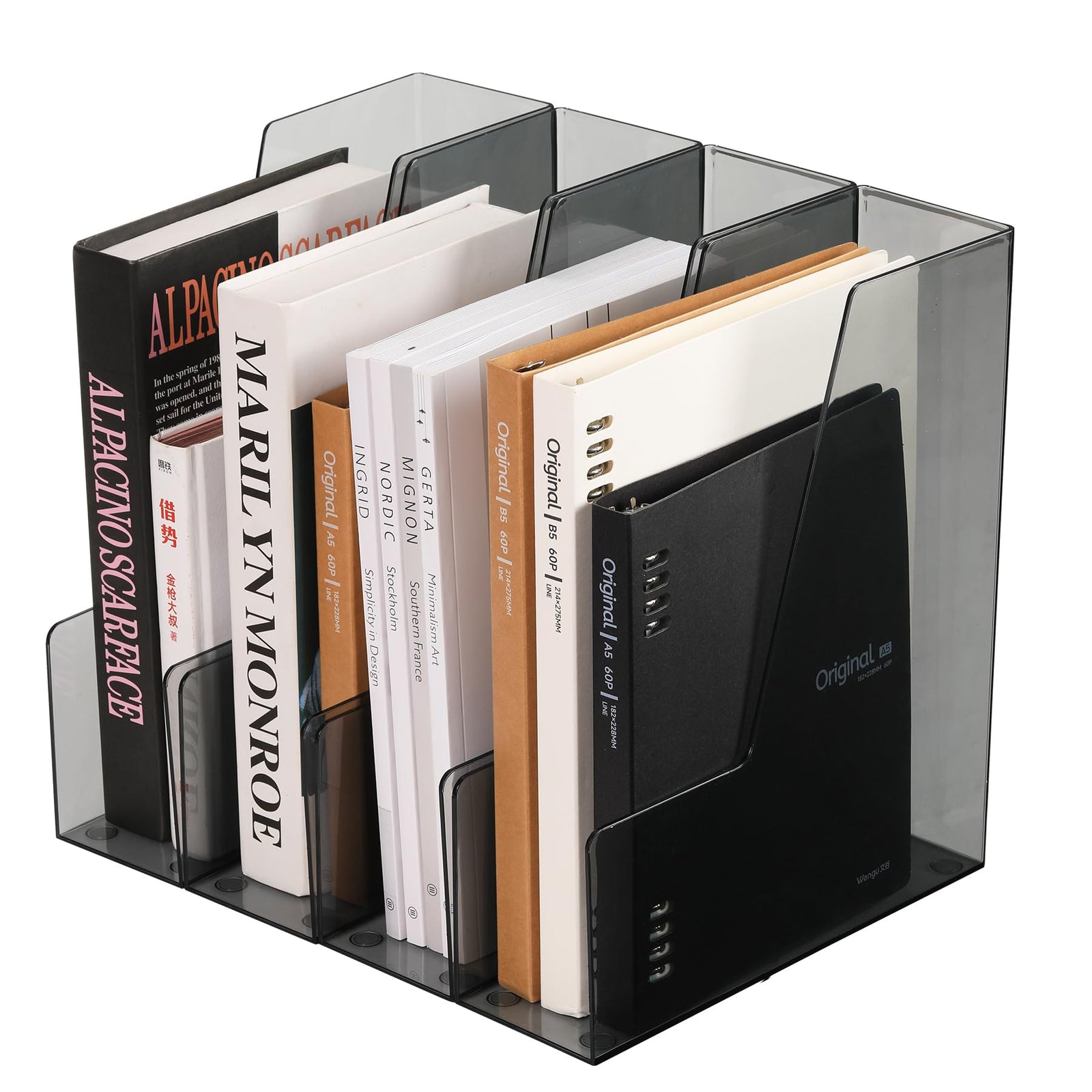 PET Vertical File & Document Organizer, 4-Pack – Yosham