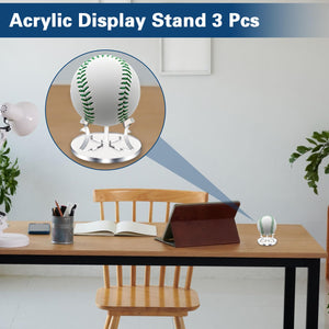Acrylic Baseball Display Stand, Set of 3 – Yosham