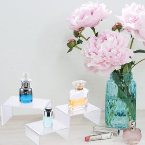Clear Acrylic Tiered Display Risers, 2 Sets – Yosham