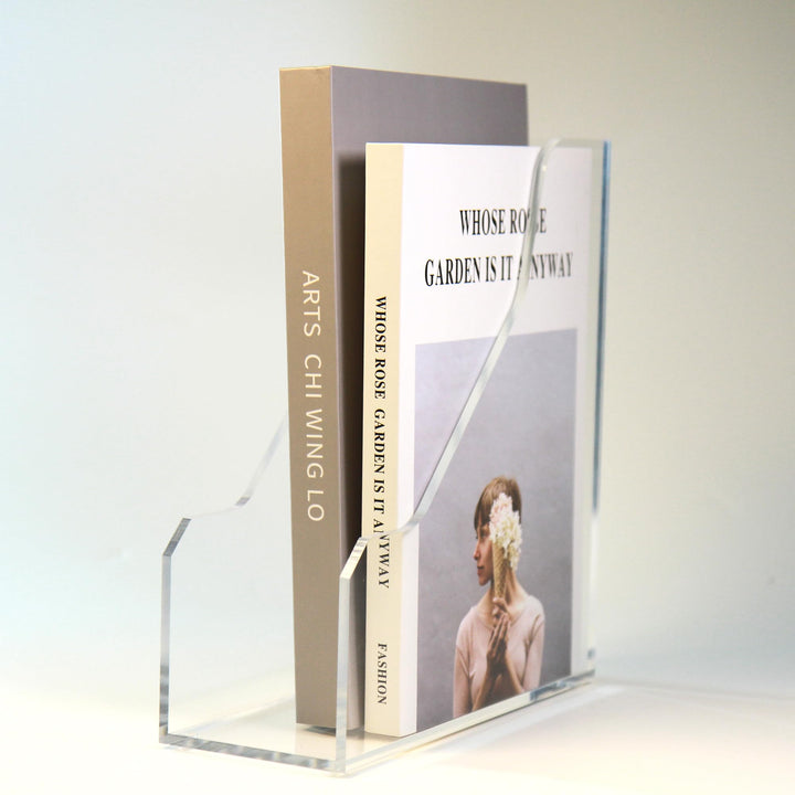 Clear Acrylic Magazine & File Holder, Standard