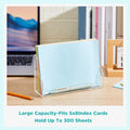 Clear Acrylic Index Card Holder for 5 × 8 in Cards, Pack of 4 – view 4