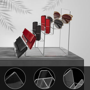 4-Tier Acrylic Wallet & Handbag Display Stand – Yosham