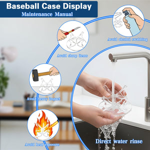 Acrylic Baseball Display Stand, Set of 3 – Yosham