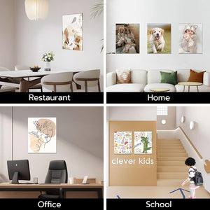 Acrylic Wall Sign Holder 10x8, 6-Pack – Yosham