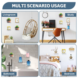 Clear Acrylic Mini Floating Wall Shelf – Yosham