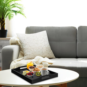 Bamboo Serving Tray with Handles, Breakfast Bed – Yosham