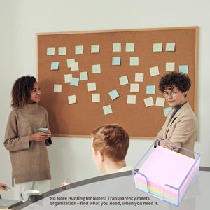 Clear Acrylic Sticky Note Holder, 3x3 – Yosham