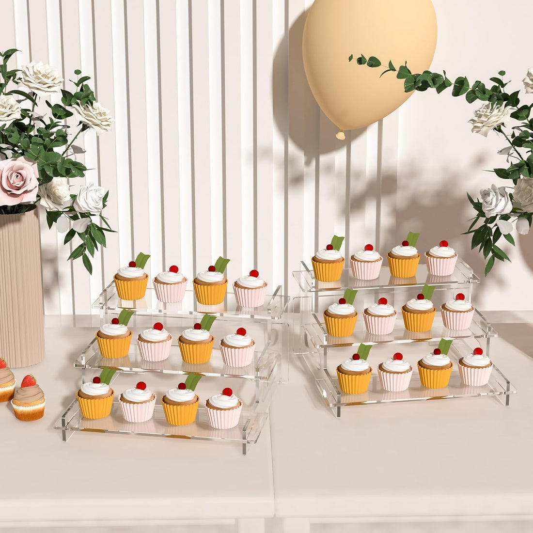 Clear Acrylic 3-Tier Display Shelf, Small – view 6