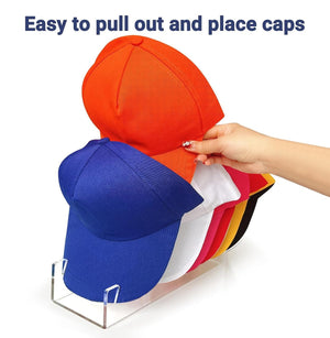 Acrylic Hat Organizer Stand, No-Install, 2-Pack – Yosham