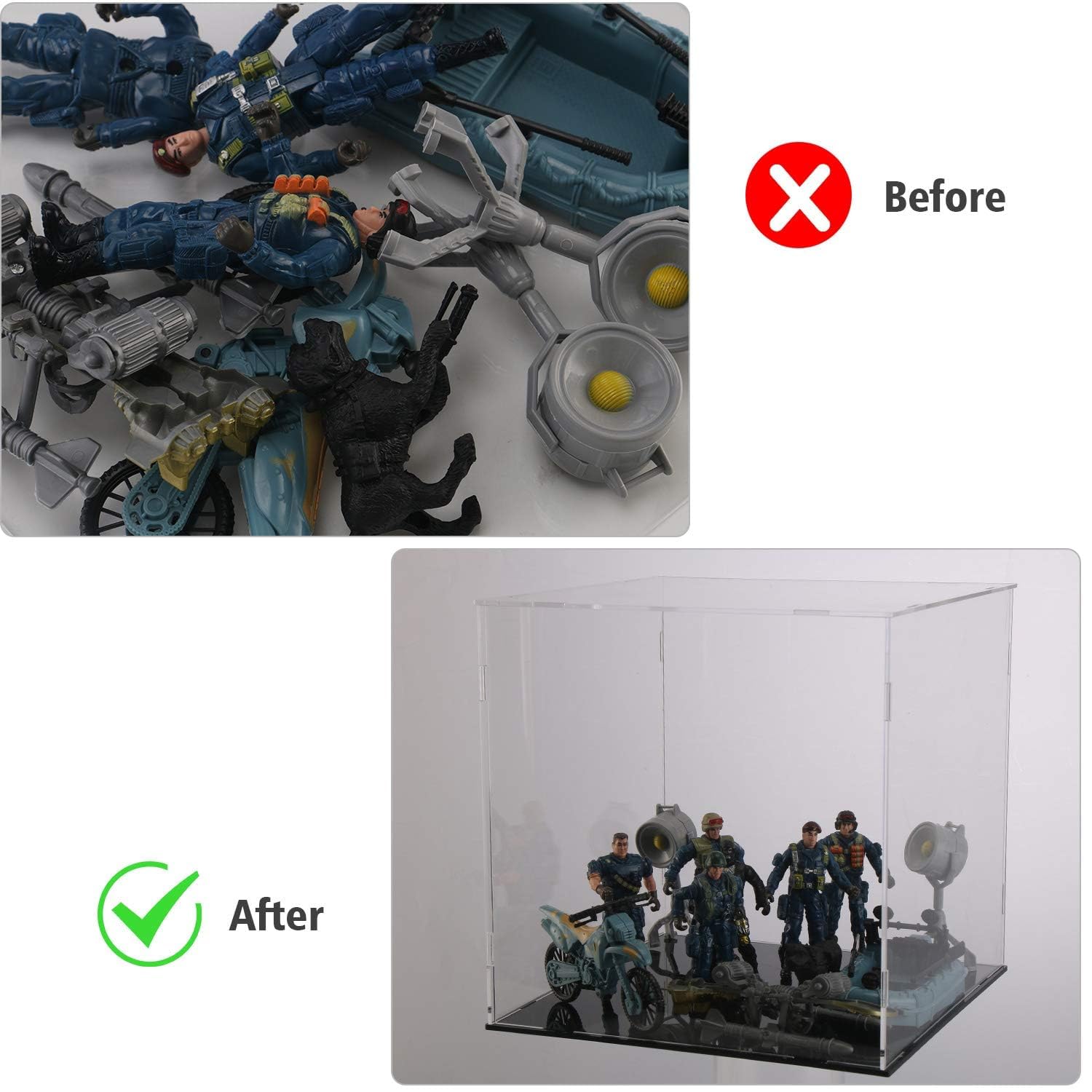 Clear Acrylic Display Case — display stand 25.4*25.4*25.4 – view 7