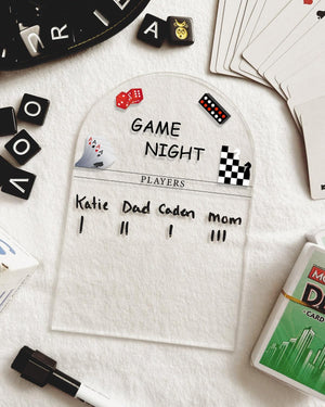 Personalized Acrylic Game Score Board – Yosham