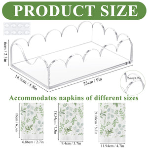 Waterproof Scalloped Acrylic Napkin Holder – Yosham