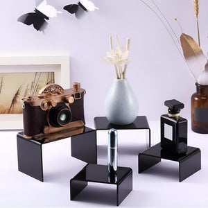 Black Acrylic Display Risers, Set of 6 – Yosham