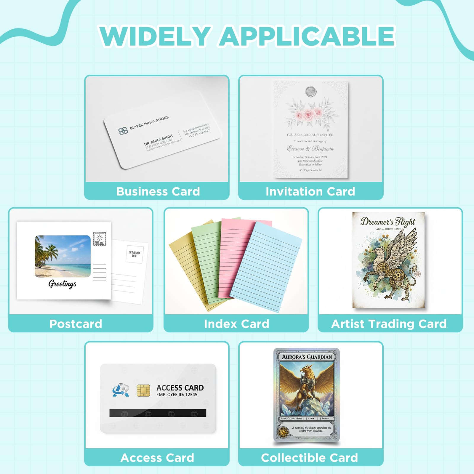 Clear Acrylic Index Card Holder for 4 × 6 in Cards, Pack of 4 – view 6