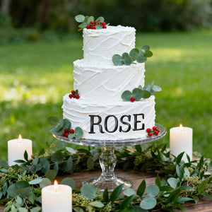 Acrylic Cake Topper Letters & Numbers, 74 Pcs – Yosham