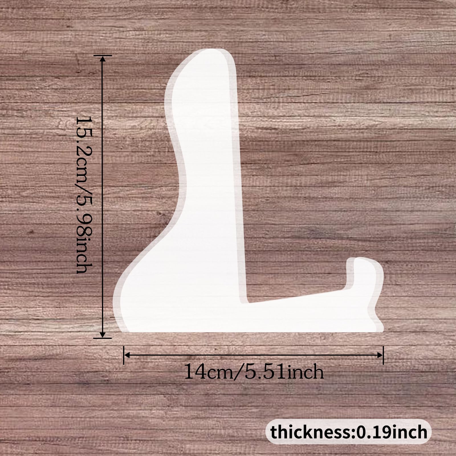 Acrylic Charcuterie Board Stand Template, Style 2 – view 2