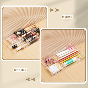 6-Section Acrylic Desk Drawer Organizer – Yosham