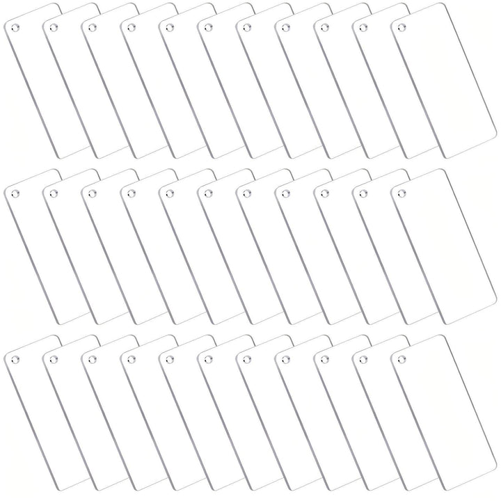 Clear Acrylic Round Blanks, 3" Circles, 50-Pack — Clear