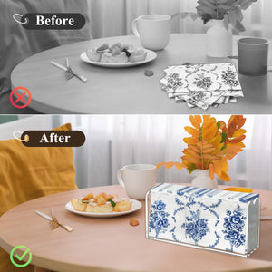 Thick Acrylic Scalloped Napkin Holder – Yosham