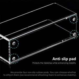 Clear Acrylic Desk Mail & Bill Organizer – Yosham
