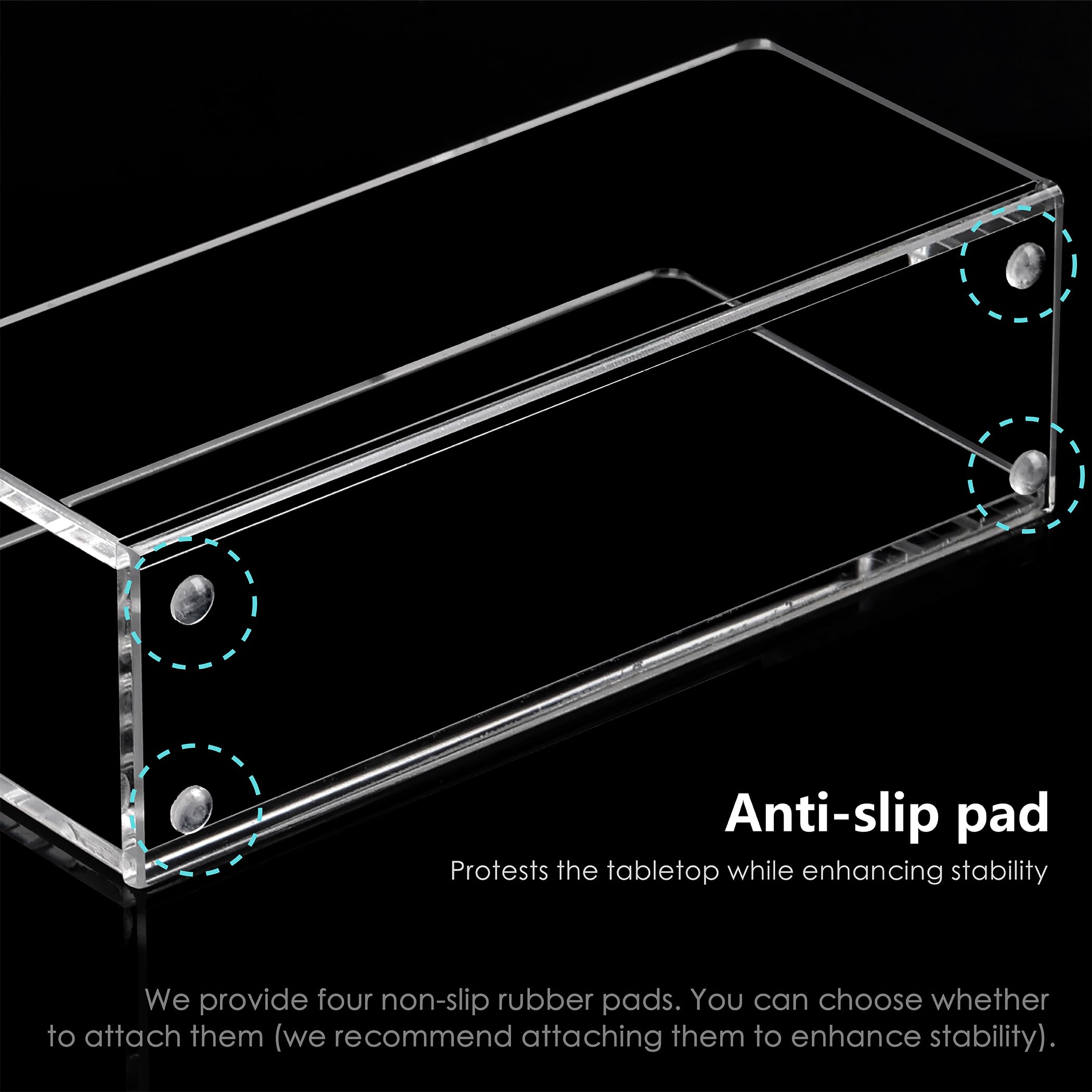 Clear Acrylic Desk Mail & Letter Sorter – view 4