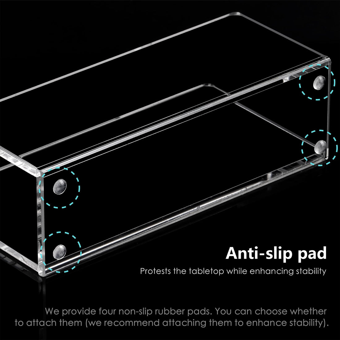Clear Acrylic Desk Mail & Letter Sorter – view 4