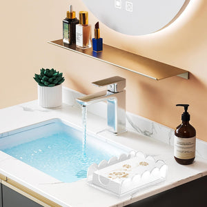 Scalloped Acrylic Guest Towel Holder – Yosham